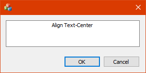 Text Align-Center